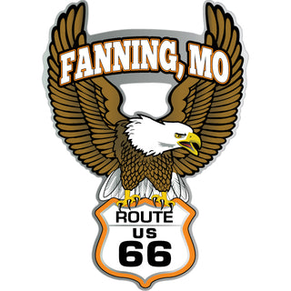 FANNING MO eagle vert r66 Sticker