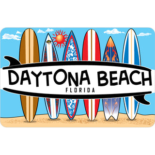 OK4 Daytona Beach  FL 6 Surfboards Sticker