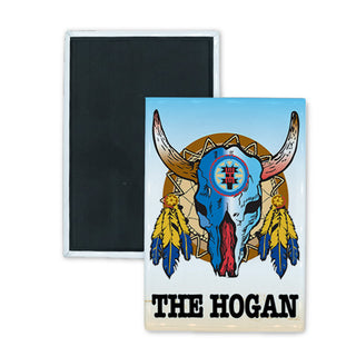The Hogan Skull Dream Catcher Rectangle Badge Magnet