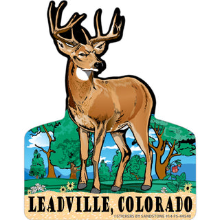 Leadville Colorado Colorado Buck Sticker