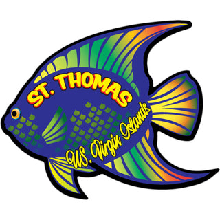 st thomas fish Sticker
