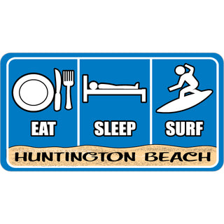 HB Eat Sleep Surf 00180 Sticker