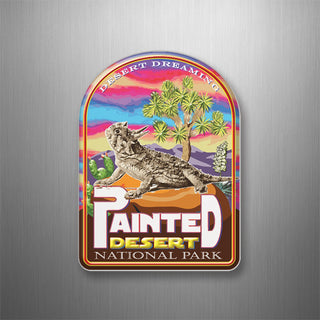 Painted Desert National Park   Horny Toad Lizard 3D Magnet
