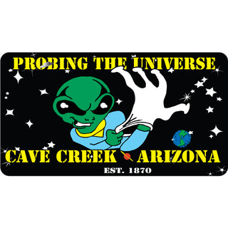 Cave Creek  Arizona est. 1870   Probing the Universe Sticker