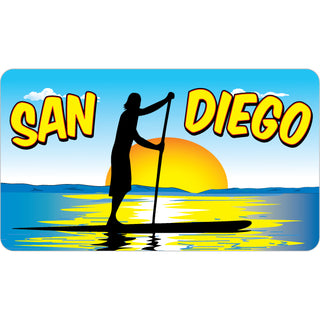 San Diego   Stand Up Paddleboarder Sticker