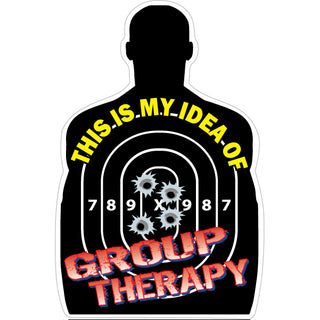 Novelty   This Is My Idea Of Group Therapy Sticker