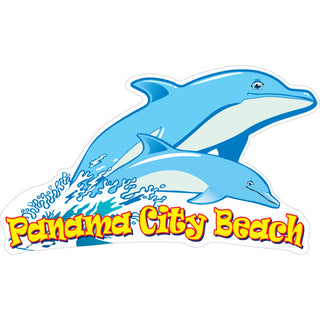 OK3 Panama City Beach Jumping Dolphins Sticker