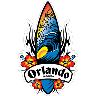 OK4 Orlando  FL Tribal Surfboard (00178) Sticker