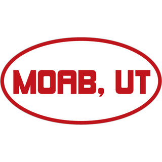 OK4 Moab Ut Kimberly Oval Sticker
