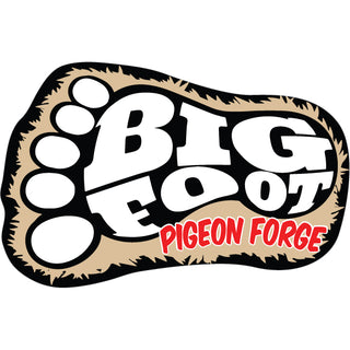 Pigeon Forge  Tennessee   Bigfoot Footprint Sticker