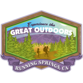 OK4 Running Springs  CA Explore the Great Outdoors (00999) Sticker