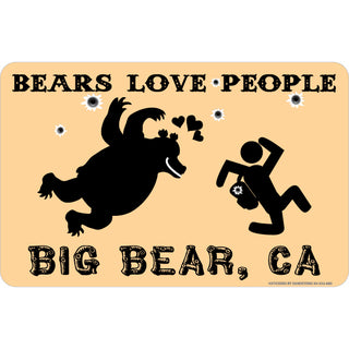 Big Bear Bears Love People Sticker