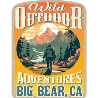 Big Bear OUTDOOR ADVENTURE HIKER Sticker
