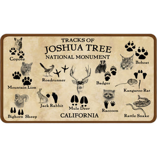 Joshua Tree  California   Joshua Tree Animal Tracks Sticker