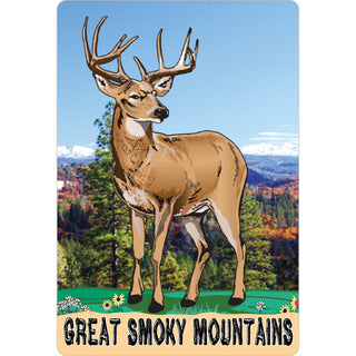 Great Smoky Mountains DEER Sticker