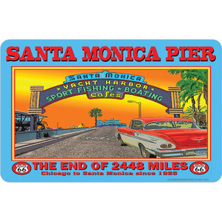 Santa Monica   Highway End Sticker