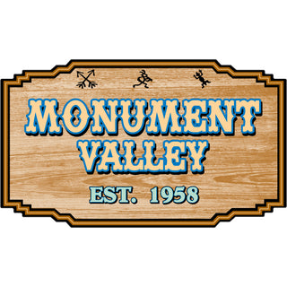 OK4 Monument Valley Wood Sign Sticker