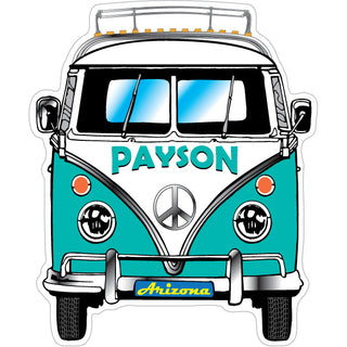 Payson Arizona Bus Front View Sticker