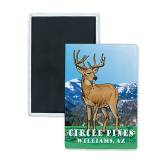Circle Pines   Williams  AZ Buck Vertical Rectangle Badge Magnet