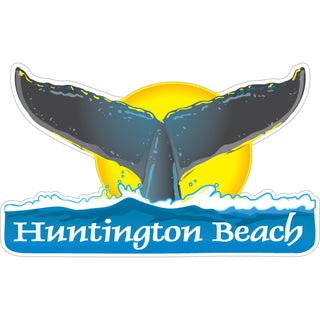 Huntington Beach   Whale Tail Sticker