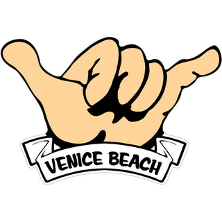 Venice Beach   Hang Loose Hand Sticker