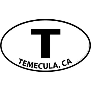 OK4 Temecula  CA T Euro (00500) Sticker