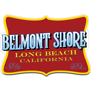 OK4 Belmont Shore Tilted Rectangle mini (0065 00884 01) Sticker