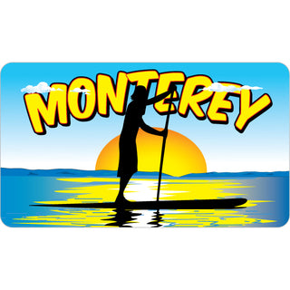 Monterey   Paddle Boarder Sticker