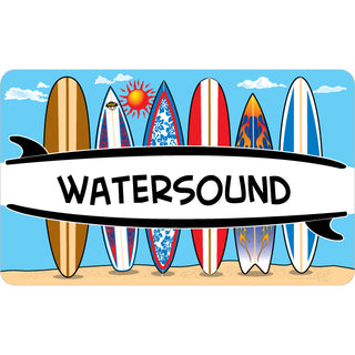 OK4 Watersound  6 Surfboards  Sticker