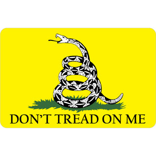 Novelty   Dont Tread on Me Yellow Flag Sticker