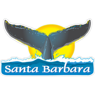 OK4 Santa Barbara Whale Tail mini (27212) Sticker