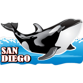 San Diego   Orca Sticker