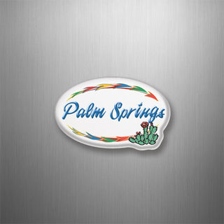 Palm Springs   Cactus Arrow 3D Magnet