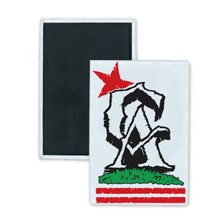 CA crunchy Rectangle Badge Magnet