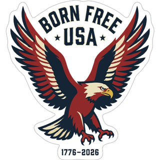 BORN FREE EAGLE Sticker