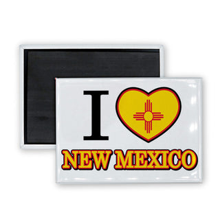New Mexico I Heart Zia Heart Rectangle Badge Magnet