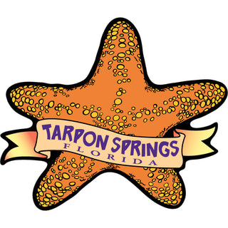 OK4 Tarpon Springs Starfish Sticker