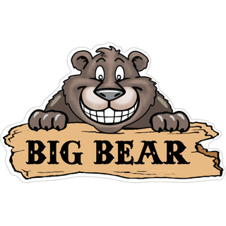 Big Bear Smiling Bear Sticker