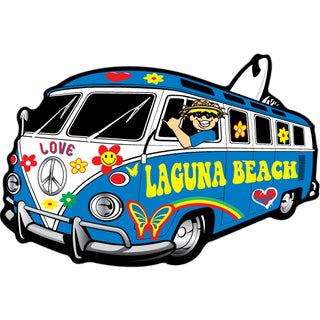 Laguna Beach   Hippie Bus Sticker