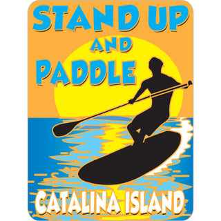 Catalina Island Stand Up and Paddle Sticker