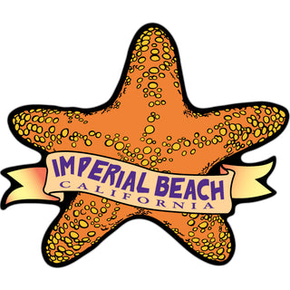 Starfish   Imperial Beach  CA Starfish Sticker