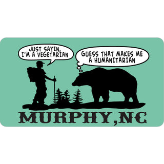 Murphy NC Vegetarian Humanitarian Sticker