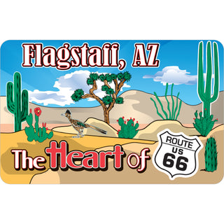 Flagstaff AZ The Heart of 66 Sticker