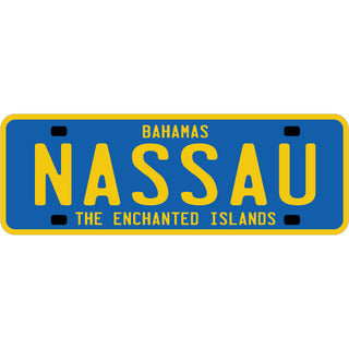 Bahamas License Plate Nassau Sticker