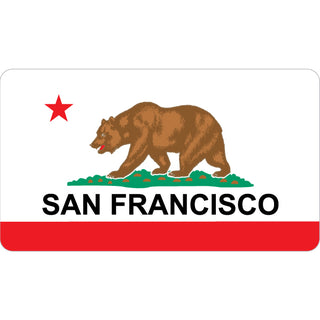 San Francisco   California State Flag Sticker