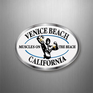 Venice Beach  California   Muscles On The Beach 3D Magnet
