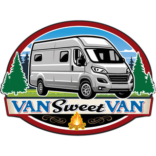 Novelty   Van Sweet Van Camper Sticker