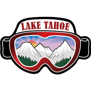 Lake Tahoe   Ski Goggles Sticker