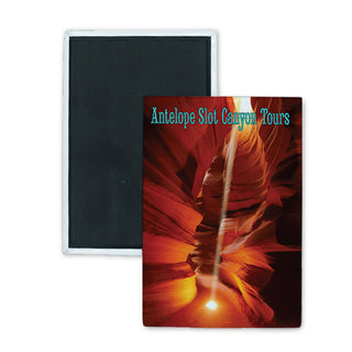 Antelope Slot Canyon Tours Single Beam (new) Rectangle Badge Magnet