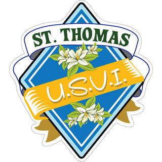 ST THOMAS Flower Diamond Sticker